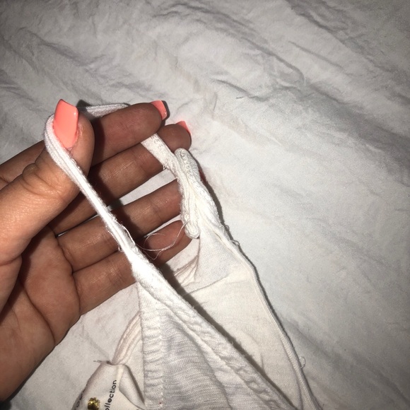 White Boutique Tank Top - Picture 3 of 4